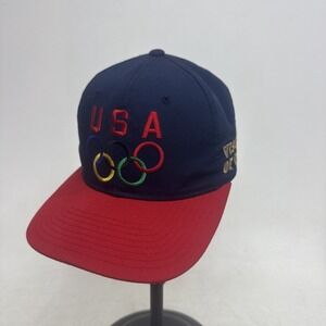 Vintage Olympics USA Visions of Gold Snapback Hat First Pick Sports OSFA NWOT